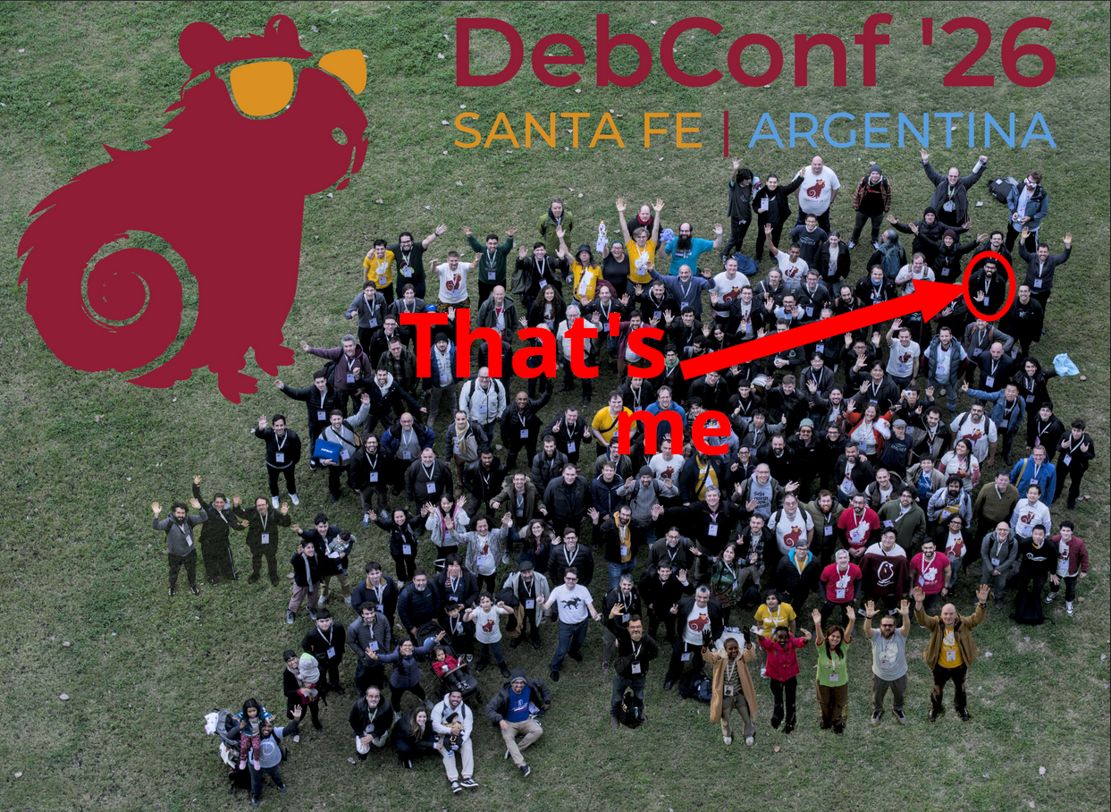 The Official DebConf26 Group Photo